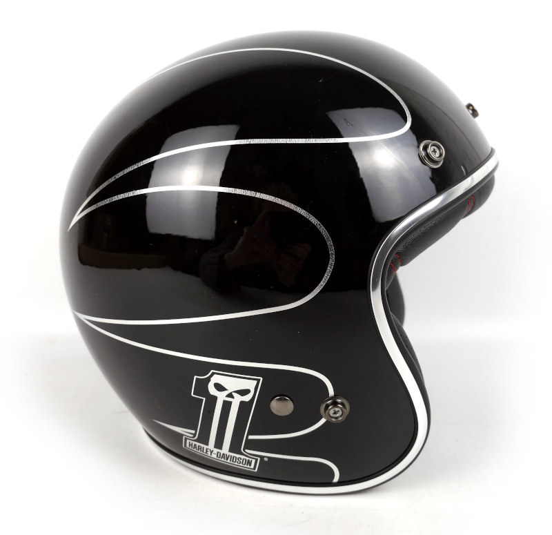 NOVÁ Otevřená retro helma BELL Harley Davidson, vel: XS