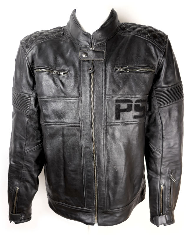 Pánská kožená moto bunda PSí Hubík Destra Tech-Air, černá - vel. 54 (XL)