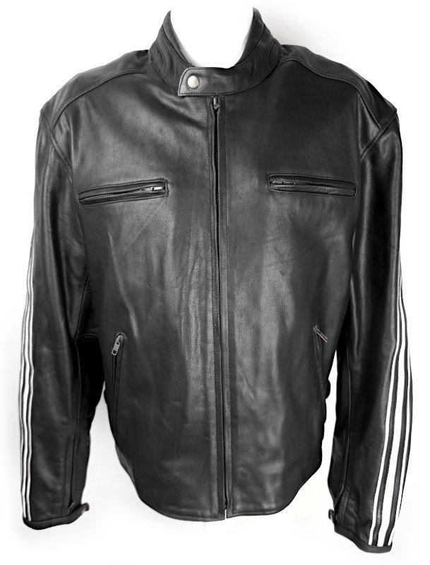 Pánská kožená bunda B-Star Moto, černá - vel. 3XL