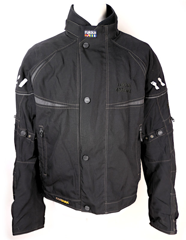 Pánská textilní moto bunda Rukka Cordura, černá - vel. 52 (L)