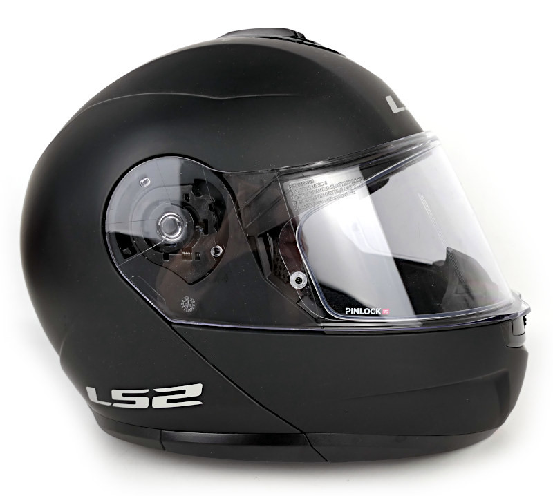 Zánovní výklopná helma LS2 FF908 Strobe II, matná černá - vel. 3XL