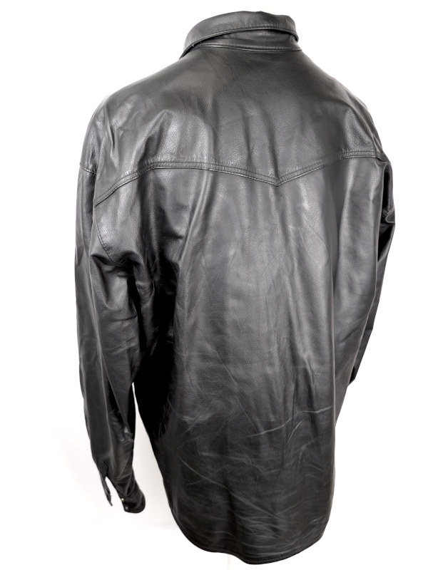 Pánská kožená košile Koudeláková BIKERS MODE, vel: 58/3XL