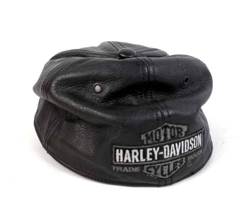 Kožená kšiltovka Harley-Davidson, vel: L