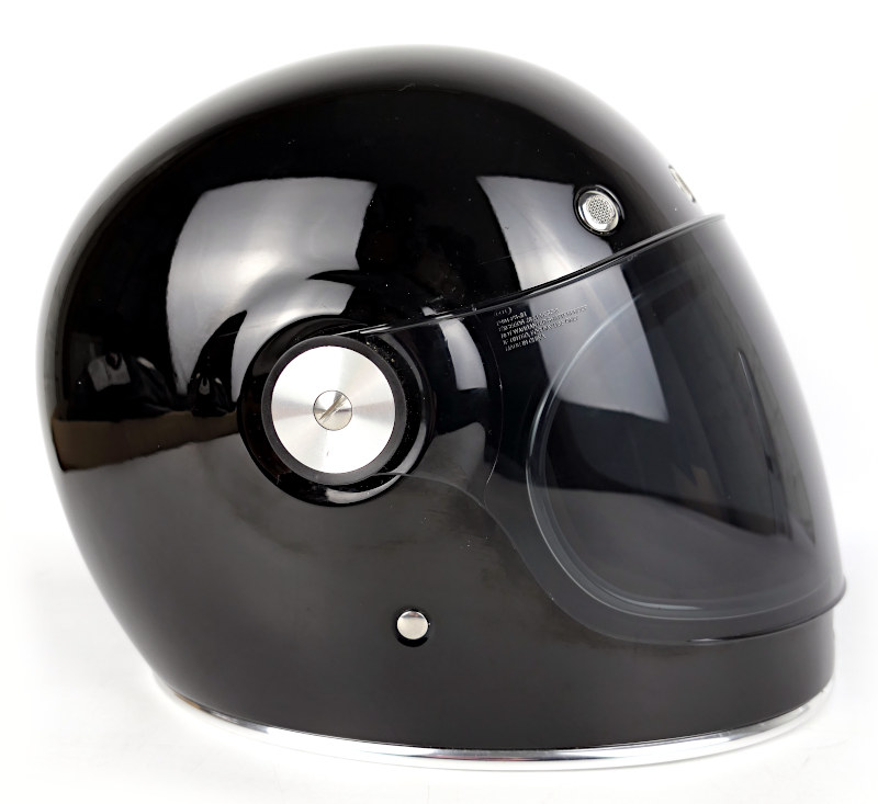 Integrální černá retro helma BELL Bullitt, vel: XL