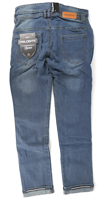 NOVÉ Pánské modré rifle TRILOBITE Downtown CE AA level 2, vel: 32/M