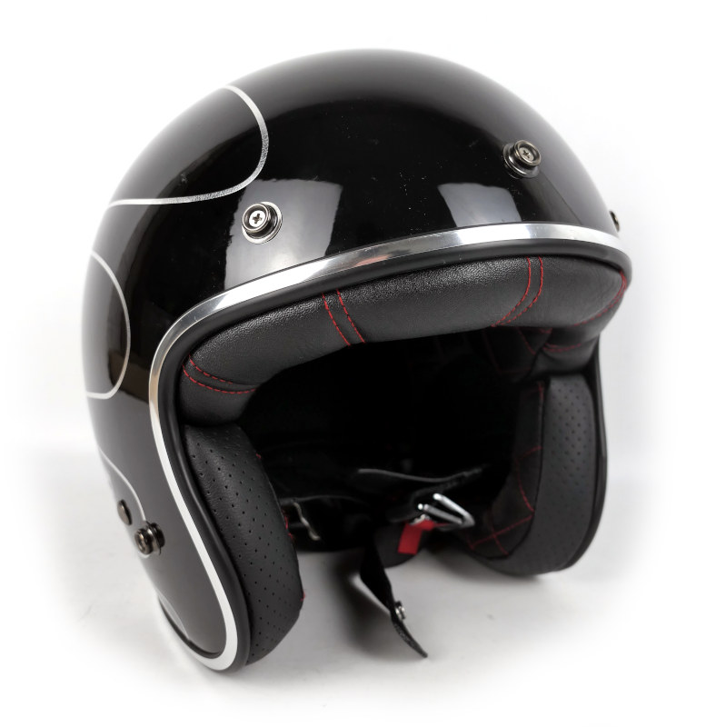 NOVÁ Otevřená retro helma BELL Harley Davidson, vel: XS