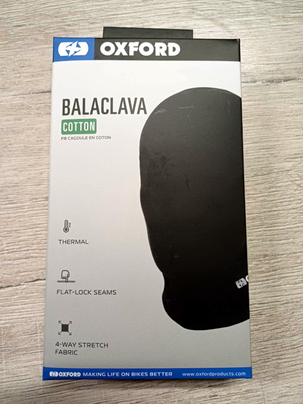 NOVÁ Bavlněná kukla OXFORD Balaclava CA001, vel: uni