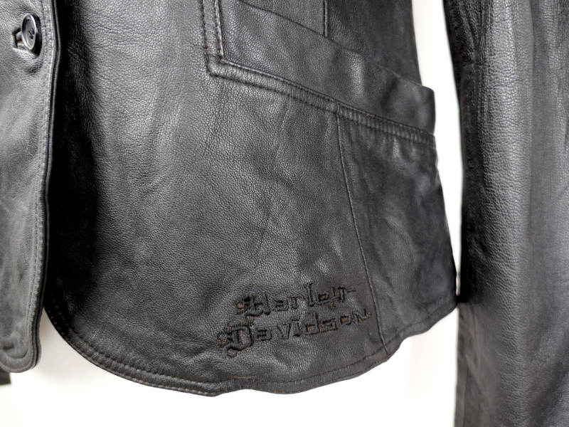 Dámská kožená bunda HARLEY-DAVIDSON bez chráničů, vel: M