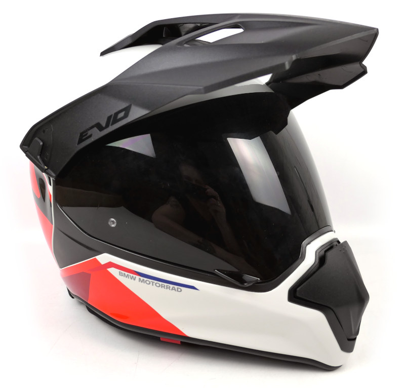 Enduro helma BMW GS Carbon EVO Qattara + čiré plexi, vel: XL