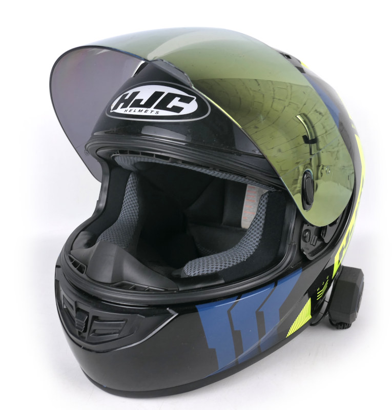 Integrální helma HJC CS-15 Martial, interkom + čiré plexi, vel: L