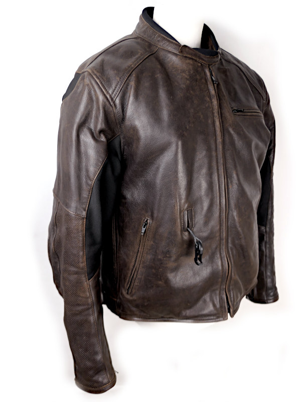 Kožená airbagová bunda HELITE Roadster, vel: XXL