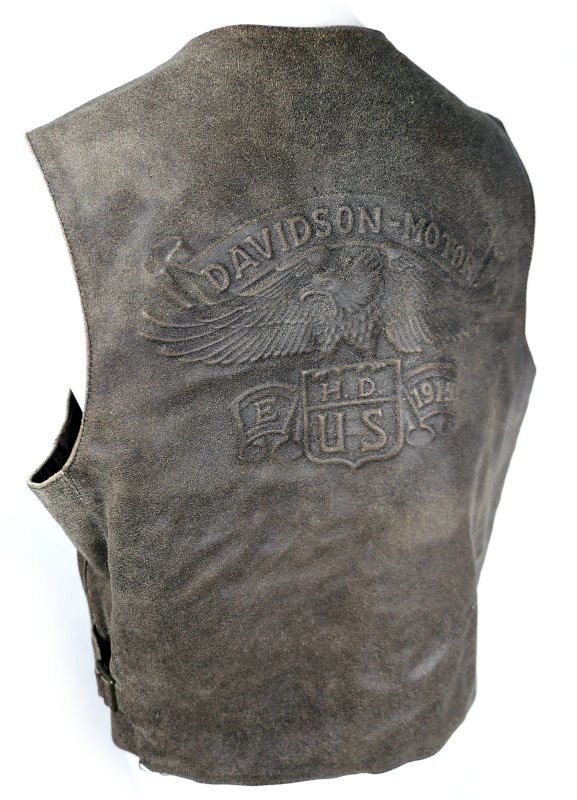 Pánská kožená vesta, vel: XL