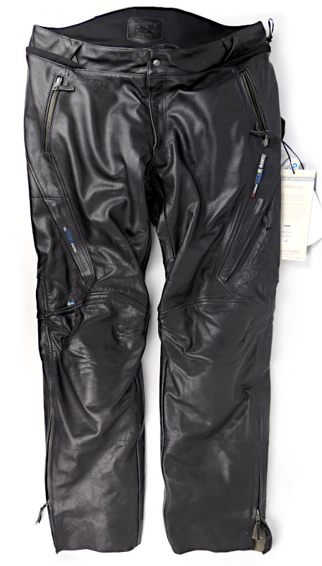 NOVÉ Kožené voděodolné kalhoty HALVARSSONS DEDE, vel: 58/XXL