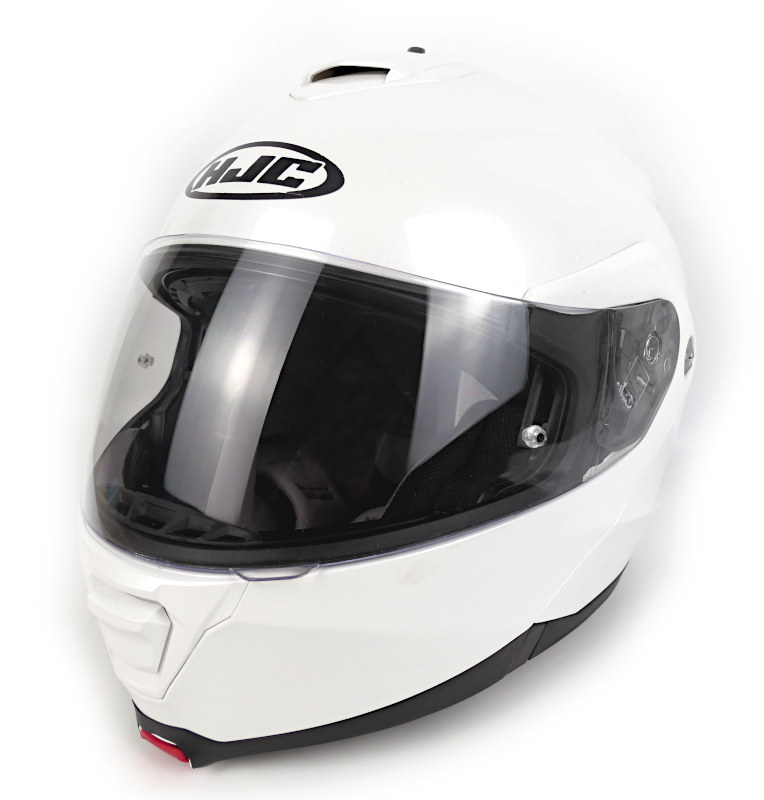Nošená výklopná helma HJC IS-MAX II, perleťová bílá – vel. S