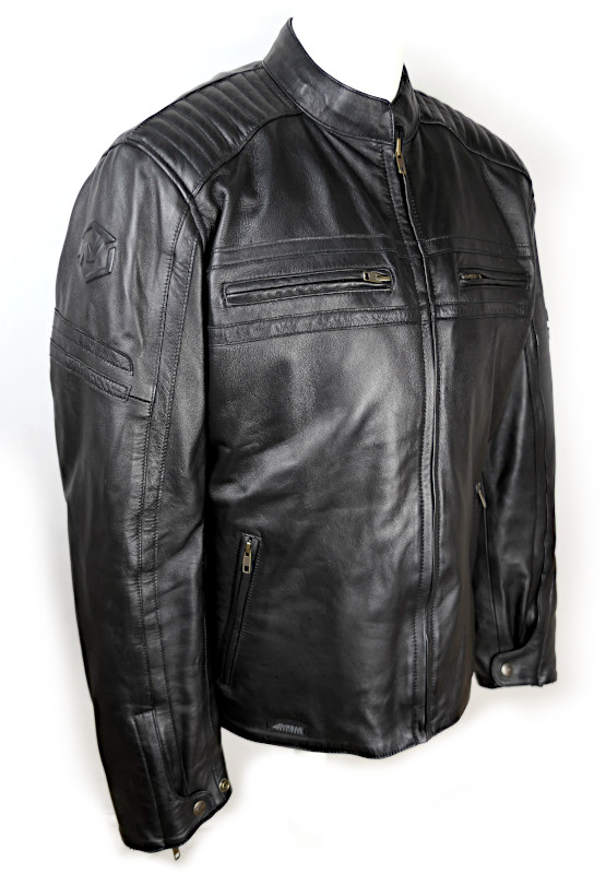 Zánovní dámská kožená bunda Nazran Cruiser 2.0, černá - vel. 5XL