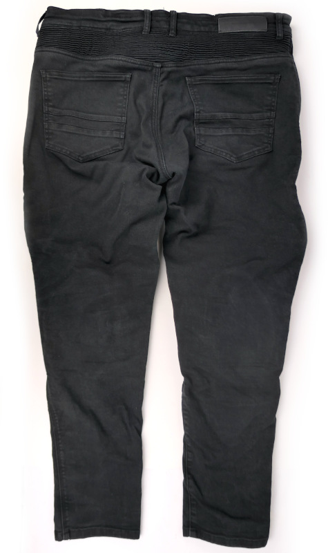 Pánské moto džíny Rebelhorn Eagle III Slim, sepraná černá - vel. W40/L32 (3XL)