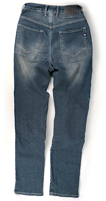 Nošené moto džíny PMJ Titanium, modré - vel. 34 (L)