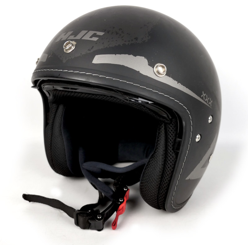 Nošená otevřená helma HJC FG-70S Tales, černo-šedá - vel. M