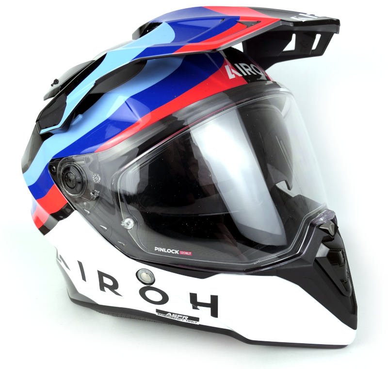 Enduro helma Airoh Commander 2 Doom + interkom Interphone U-COM8R - vel. XL