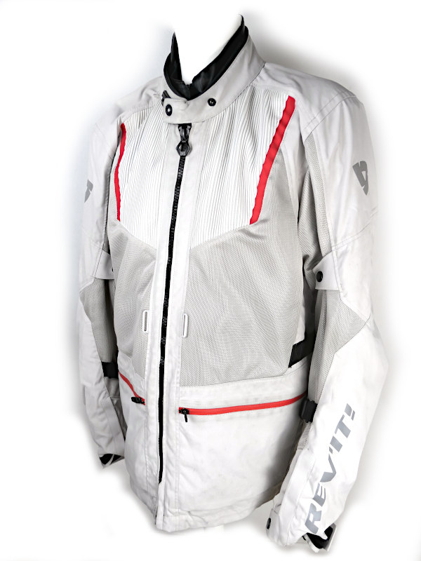 Pánská letní bunda Revit Levante 2 H2O, stříbrná - vel. 3XL