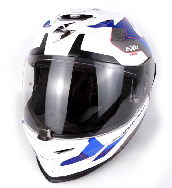 Integrální helma Scorpion EXO-520 EVO Air Elan, modrá/bílá - vel. M
