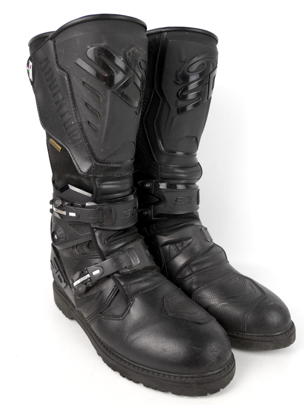 Nepromokavé enduro boty SIDI Adventure 2 Gore-Tex, černé - vel. 45