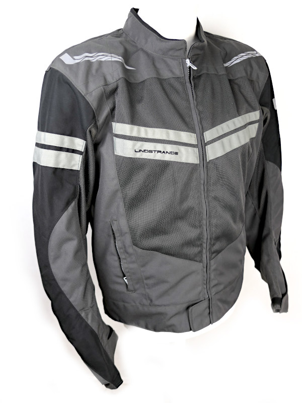 Nová letní moto bunda Lindstrands Nyhamn, šedo-černá - vel. 54 (XL)