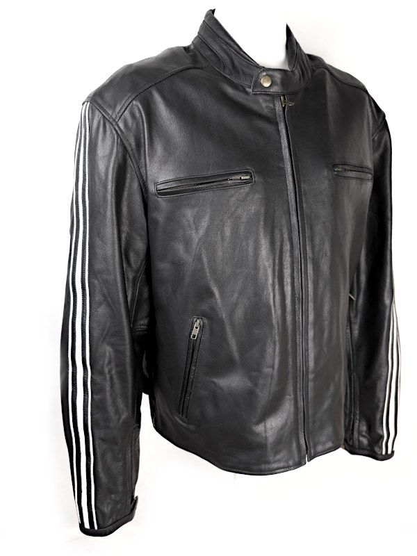 Pánská kožená bunda B-Star Moto, černá - vel. 3XL