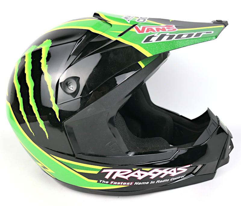 Motokrosová helma Thor Quadrant 2, černo-zelená - vel. L