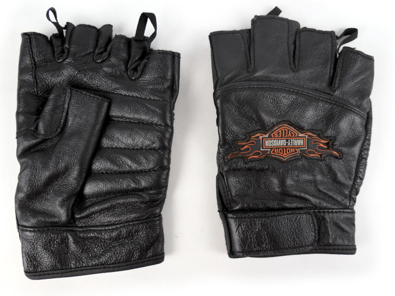 Zánovní kožené bezprstové rukavice Harley-Davidson - vel. M