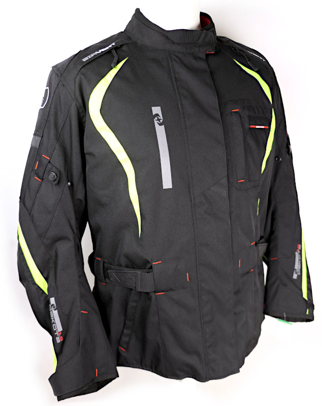 Nová dámská cestovní bunda Oxford Dakota, černá/fluo - vel. XXL