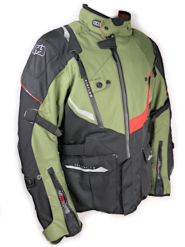 Nová cestovní moto bunda Oxford Montreal 3.0, černá/zelená - vel. XL