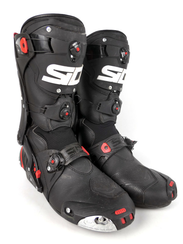 Sportovní moto boty Sidi Rex, černo/bílo/červené - vel. 46