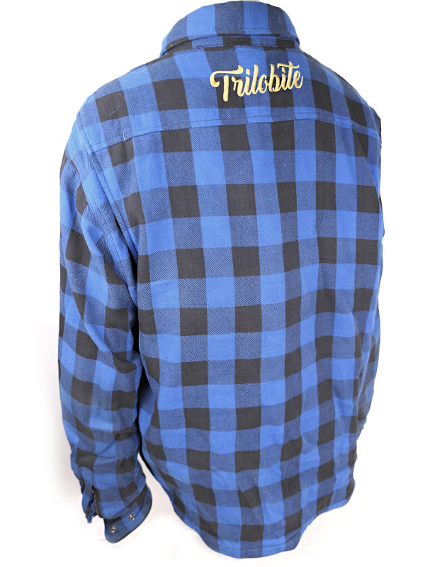 Celokevlarová moto košile Trilobite Timber, modrá - vel. 4XL