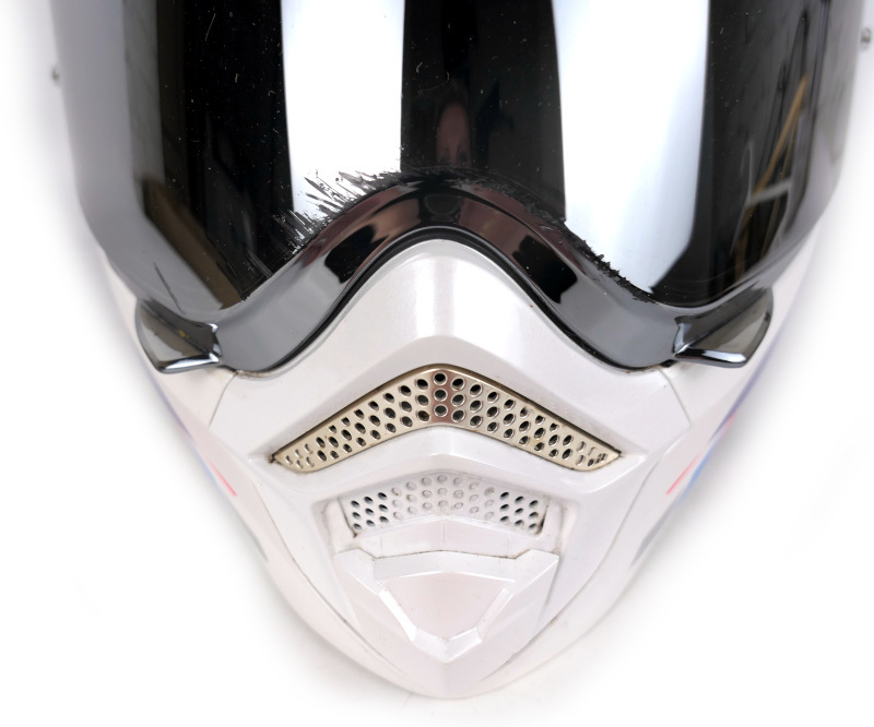 Výklopná enduro helma Scorpion ADX-2 Camino, zrcadlové + čiré plexi - vel. M