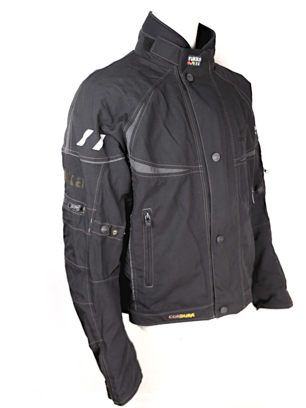 Pánská textilní moto bunda Rukka Cordura, černá - vel. 52 (L)