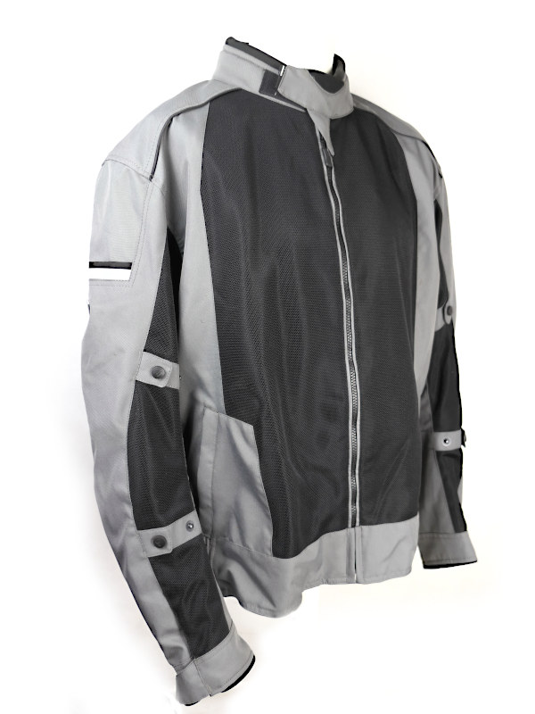 Pánská letní síťovaná bunda Modeka Air černá/šedá - vel. 4XL