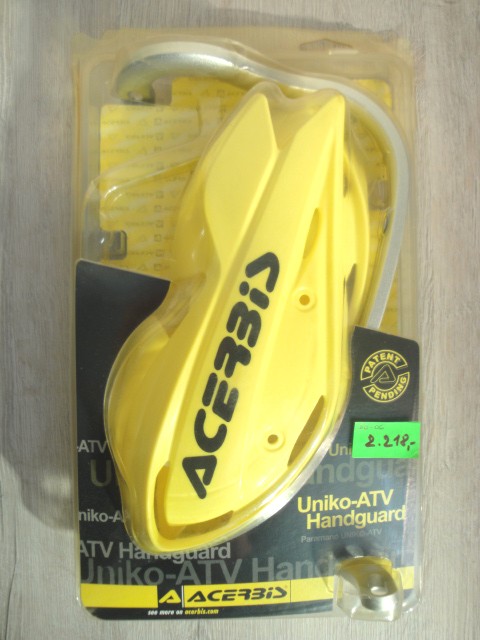NOVÉ Chrániče páček ACERBIS UNIKO ATV s výztuhou, žlutá