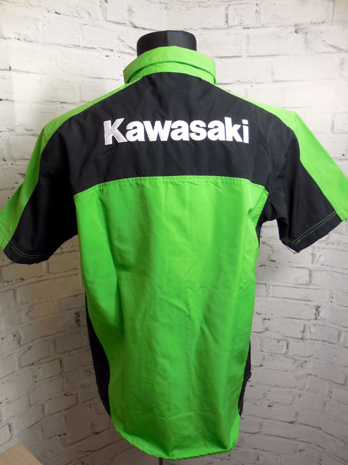 NOVÁ Zelená košile KAWASAKI, vel: L