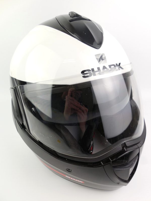 Překlápěcí helma se slun. clonou SHARK EvoLine 3 HAKKA, vel: XL