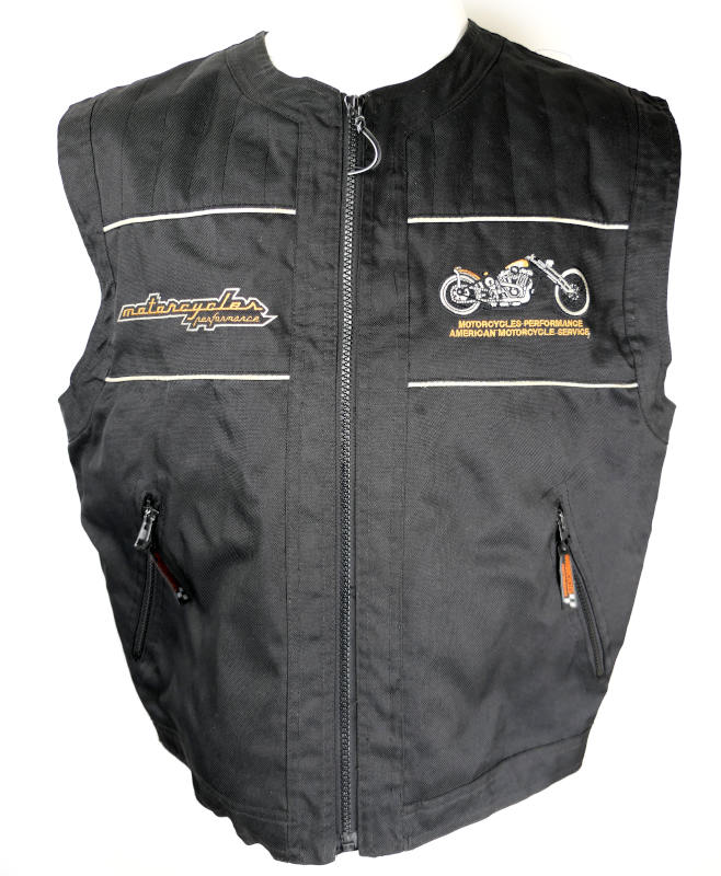 Textilní moto vesta MOTORCYCLES PERFORMANCE, vel: M