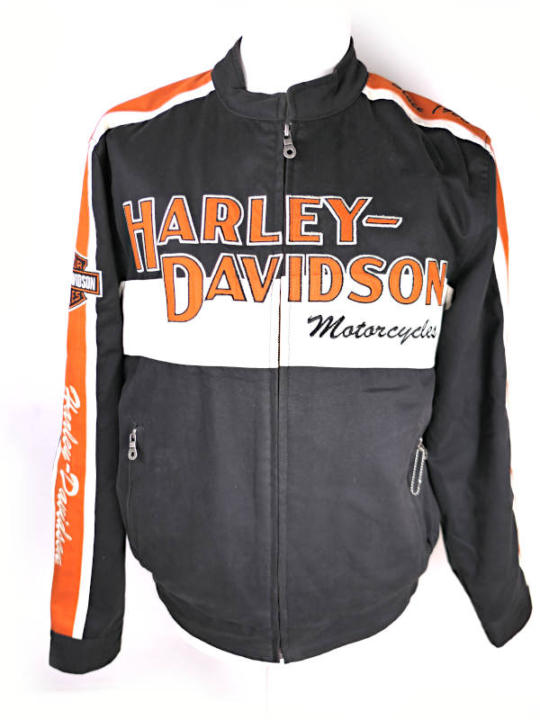 Zánovní pánská textilní bunda HARLEY-DAVIDSON bez chráničů, vel: M