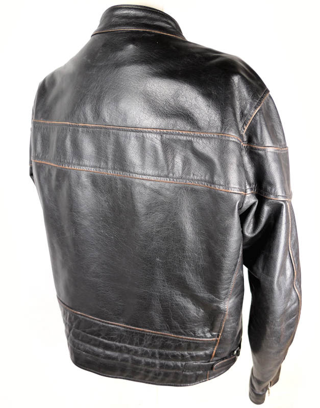 Pánská kožená bunda DIRTY-12 s chrániči, vel: 4XL