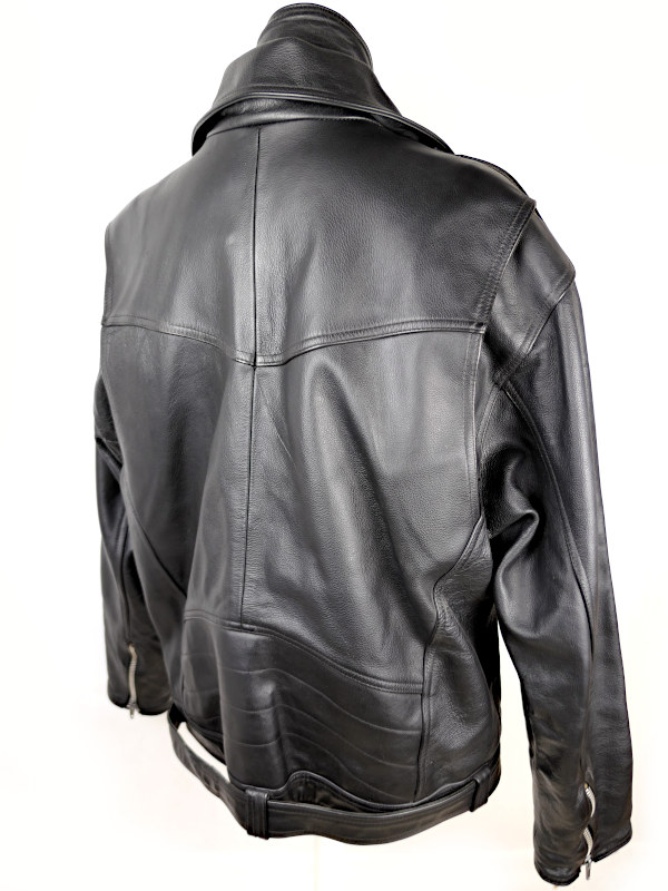 Pánská kožená bunda "křivák" KOUDELÁKOVÁ BIKERS MODE, vel: 3XL