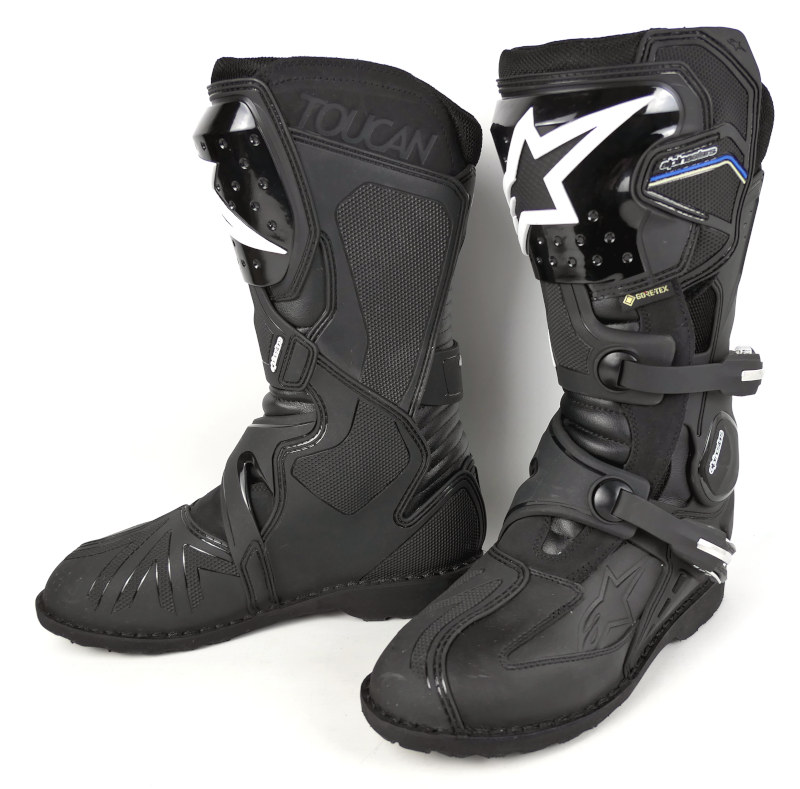 Zánovní enduro boty Alpinestars Toucan Gore-Tex, černé - vel. 43