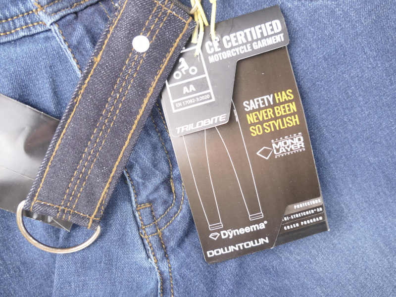 NOVÉ Pánské modré rifle TRILOBITE Downtown CE AA level 2, vel: 32/M