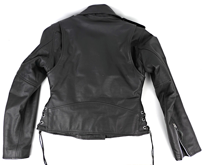 NOVÁ Dámská kožená bunda "křivák" HIGHWAY bez chráničů, vel: 36/S