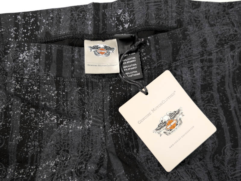 NOVÉ Dámské bavlněné legíny Harley Davidson, vel: XS