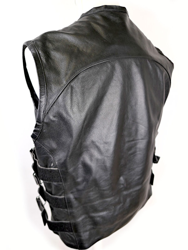 NOVÁ Kožená pánská vesta NAZRAN BLADE, vel: L