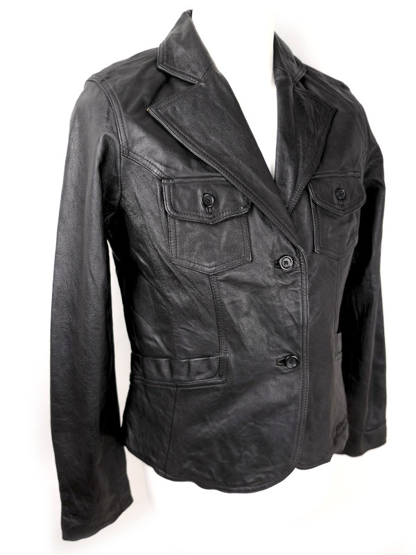 Dámská kožená bunda HARLEY-DAVIDSON bez chráničů, vel: M